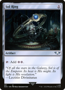 {C} Sol Ring (251) [Universes Beyond: Warhammer 40,000][40K 251]
