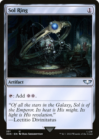 {C} Sol Ring (251) [Universes Beyond: Warhammer 40,000][40K 251]