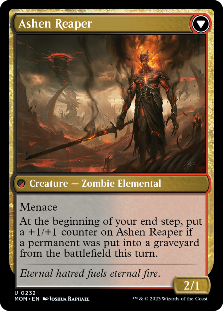 {C} Invasion of Azgol // Ashen Reaper [March of the Machine][MOM 232]
