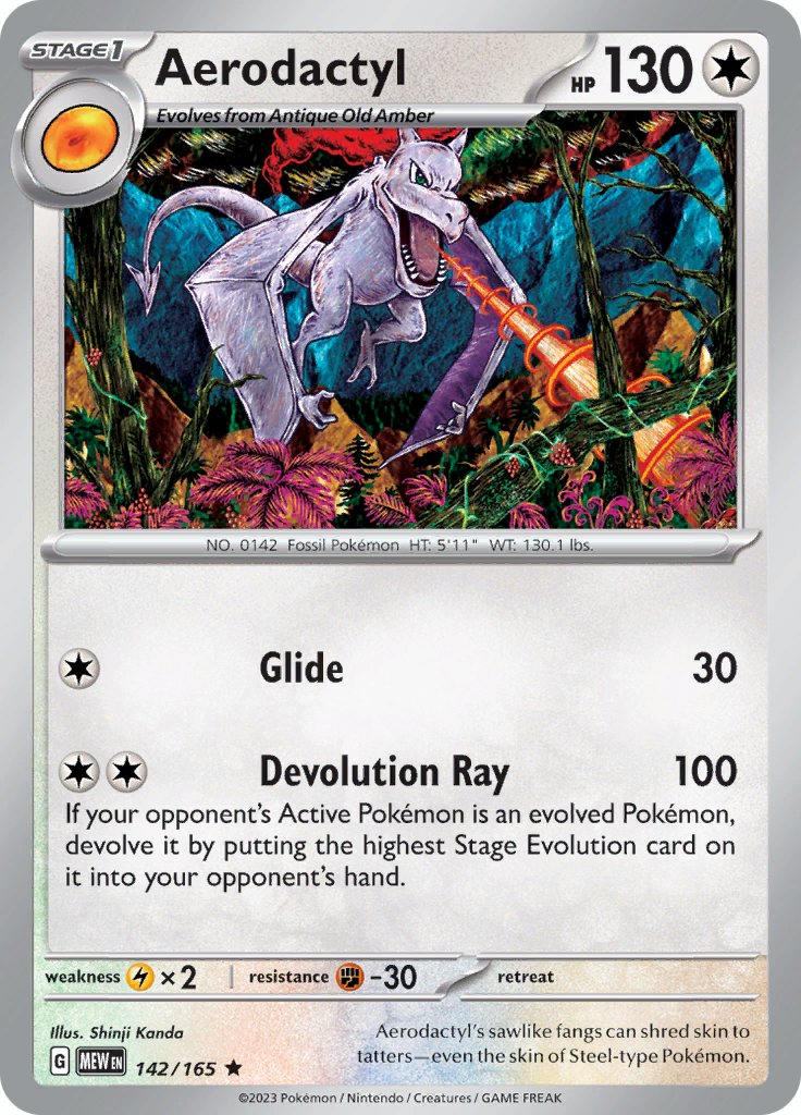 [PKM-R] Aerodactyl (142/165) [Scarlet & Violet: 151]
