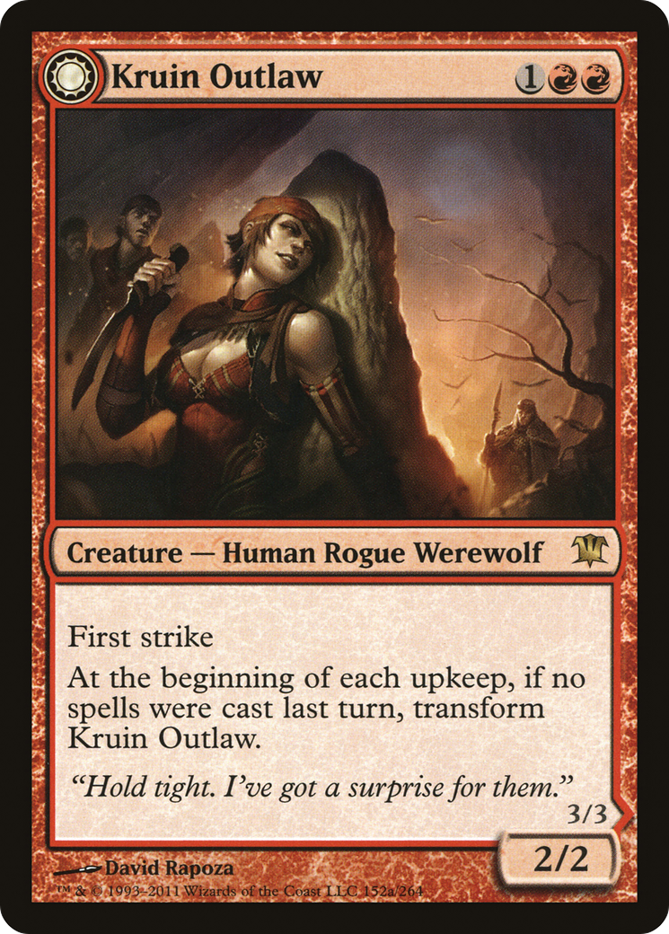 {R} Kruin Outlaw // Terror of Kruin Pass [Innistrad][ISD 152]