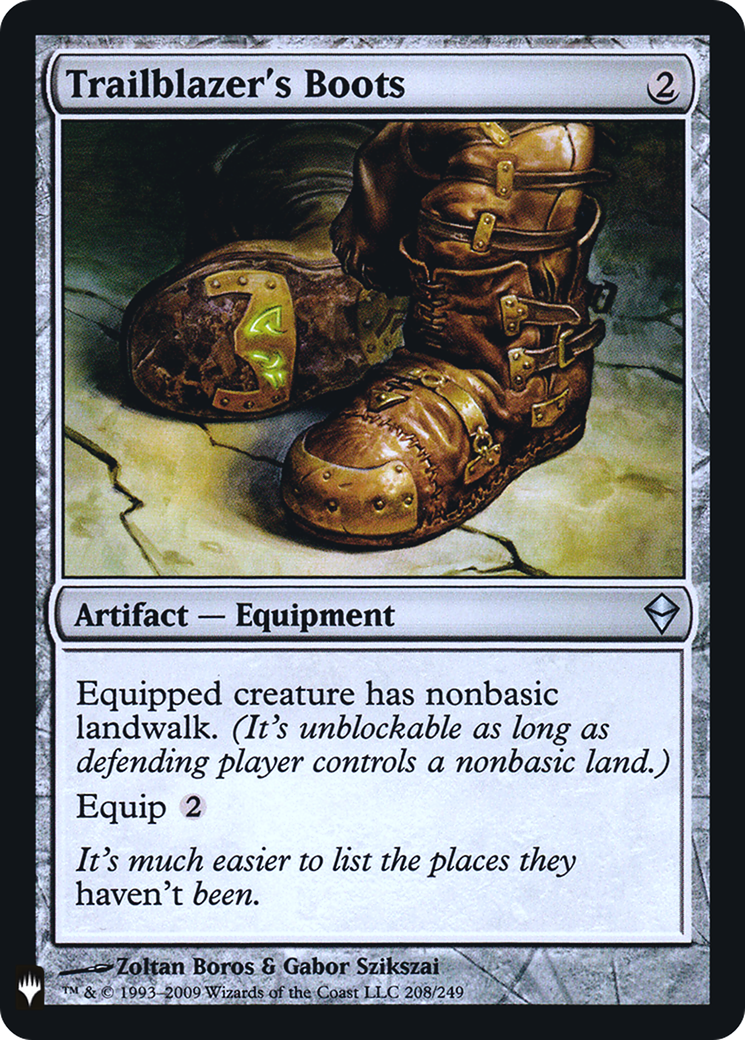 {C} Trailblazer's Boots [LIST ZEN-208]  Foil