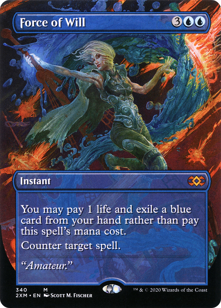 {R} Force of Will (Toppers) [Double Masters][2XM 340]
