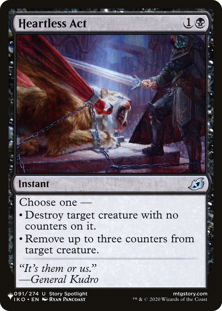 Heartless Act [LIST 091/274]