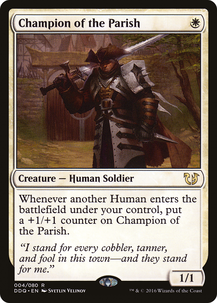 {R} Champion of the Parish [Duel Decks: Blessed vs. Cursed][DDQ 004]