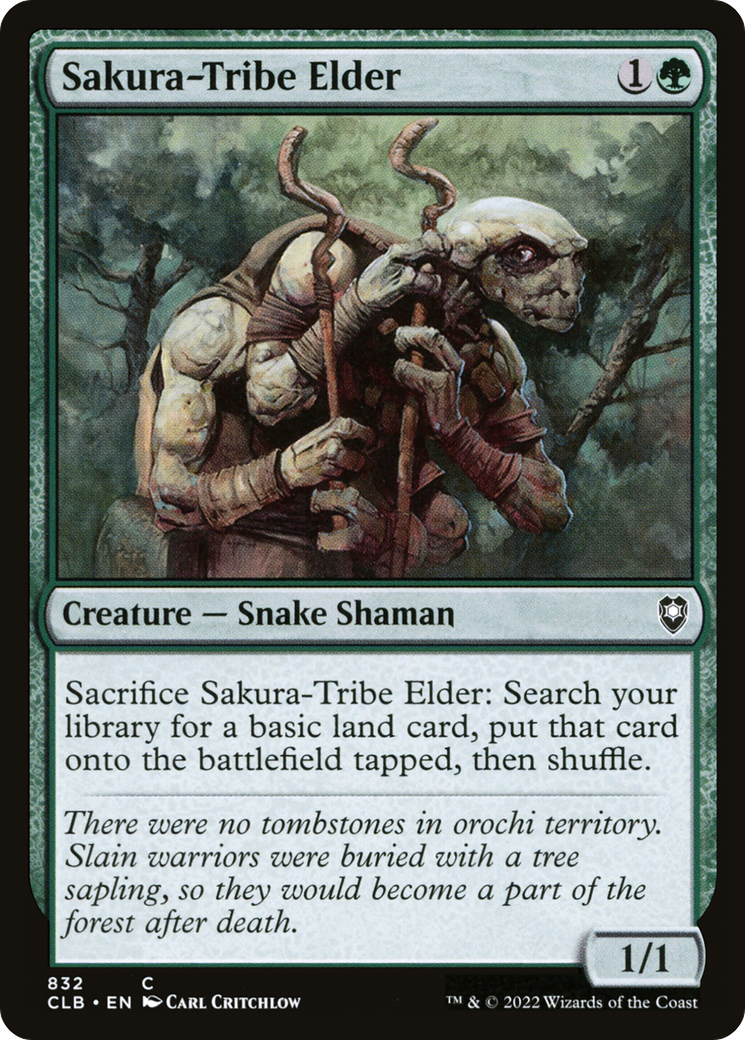 {C} Sakura-Tribe Elder [Commander Legends: Battle for Baldur's Gate][CLB 832]