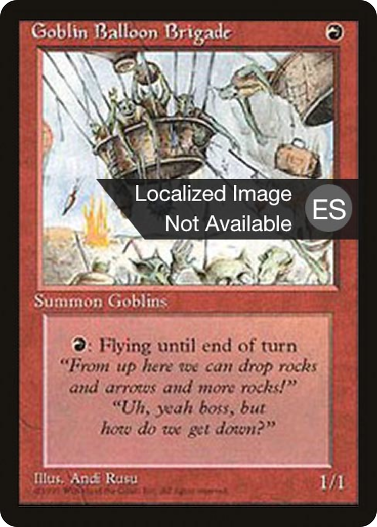 {F} Goblin Balloon Brigade [Fourth Edition (Foreign Black Border)][FBB 4ED 197]