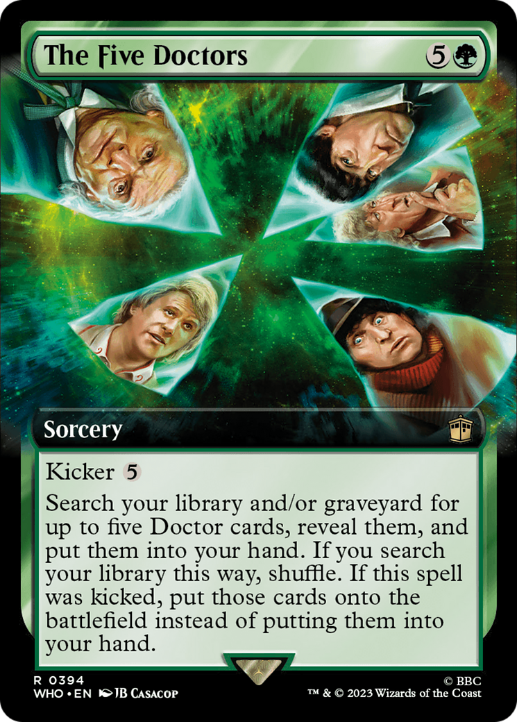 {R} The Five Doctors (Extended Art) [Doctor Who][WHO 394]