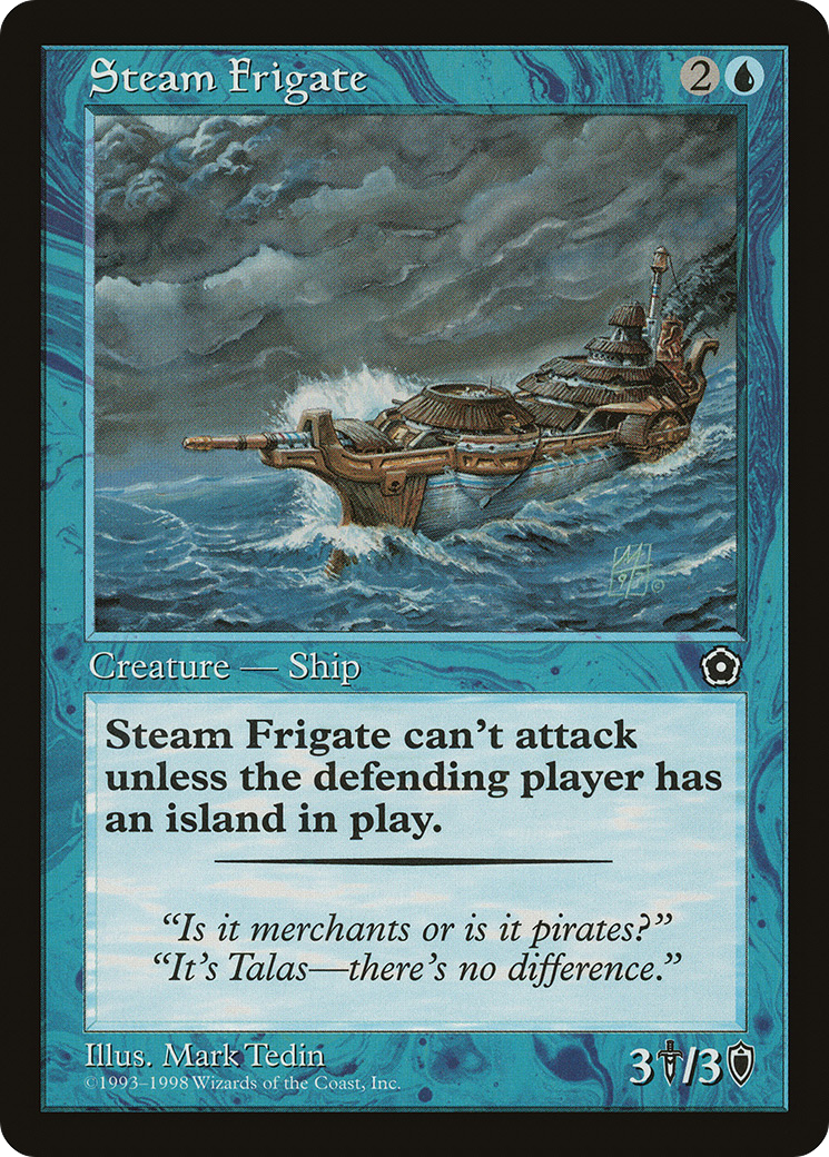 {C} Steam Frigate [Portal Second Age][PO2 047]