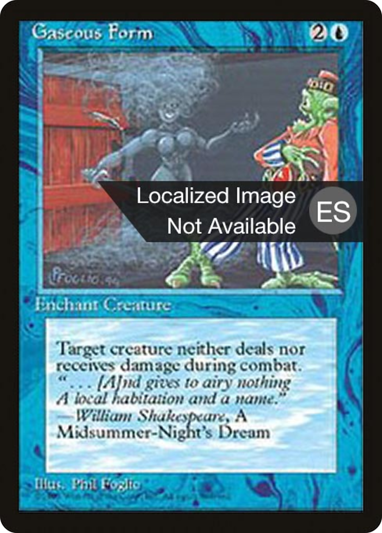 {F} Gaseous Form [Fourth Edition (Foreign Black Border)][FBB 4ED 074]