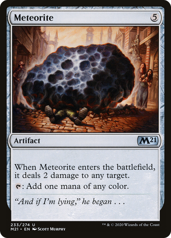 {C} Meteorite [Core Set 2021][M21 233]