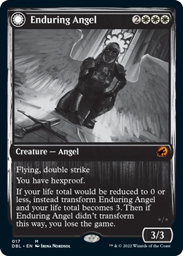 {R} Enduring Angel // Angelic Enforcer [Innistrad: Double Feature][DBL 017]