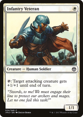{C} Infantry Veteran [Iconic Masters][IMA 024]