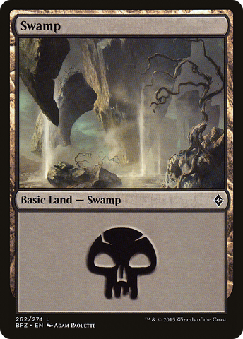 {B}[BFZ 262] Swamp (262a) [Battle for Zendikar]