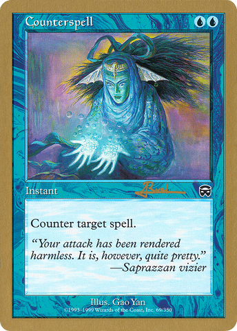 {C} Counterspell (Antoine Ruel) (MMQ) [World Championship Decks 2001][GB WC01 AR69]