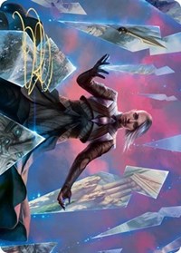 {A} Behold the Multiverse Art Card (Gold-Stamped Signature) [Kaldheim Art Series][GS AKHM 010]