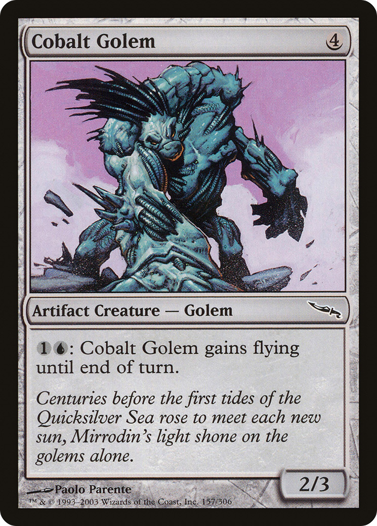 {C} Cobalt Golem [Mirrodin][MRD 157]