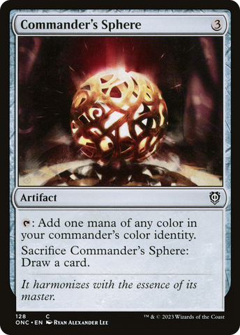 {C} Commander's Sphere [Phyrexia: All Will Be One Commander][ONC 128]