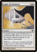 {C} Lapse of Certainty [Conflux][CON 009]