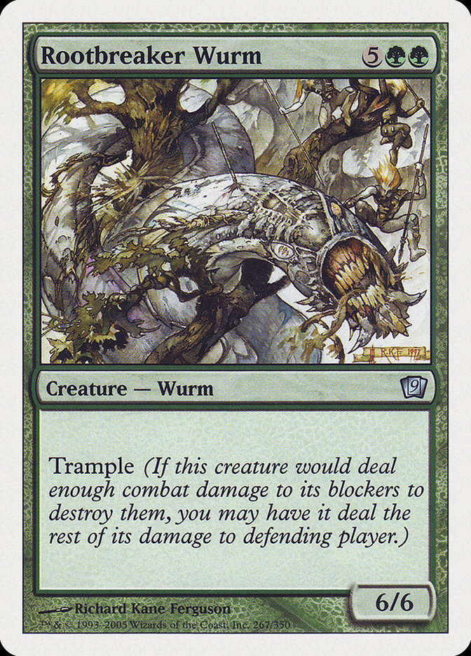 {C} Rootbreaker Wurm [Ninth Edition][9ED 267]
