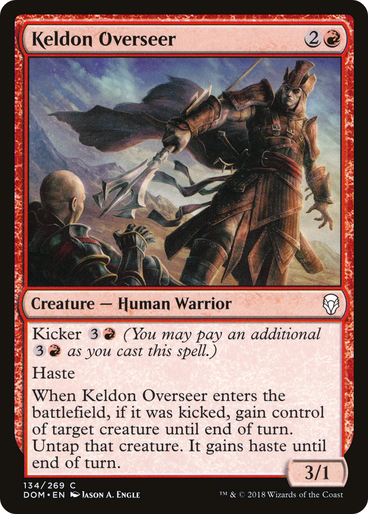 {C} Keldon Overseer [Dominaria][DOM 134]