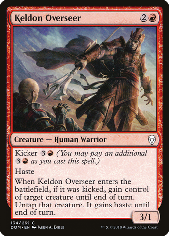 {C} Keldon Overseer [Dominaria][DOM 134]