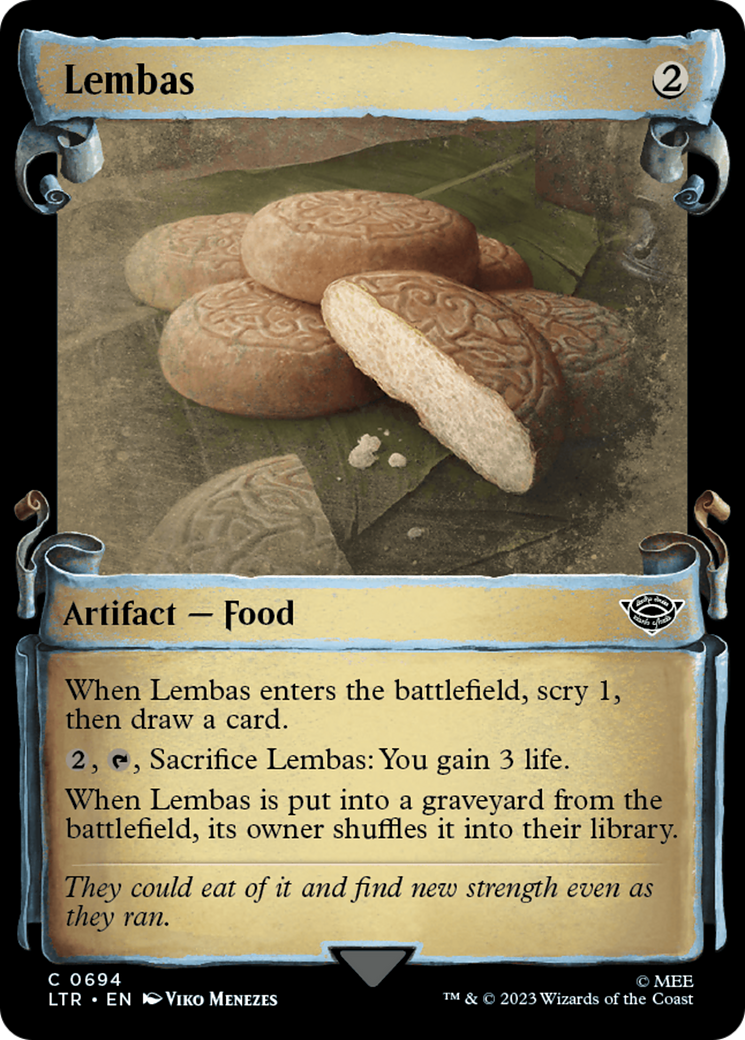 {C} Lembas [The Lord of the Rings: Tales of Middle-Earth Showcase Scrolls][LTR 694]