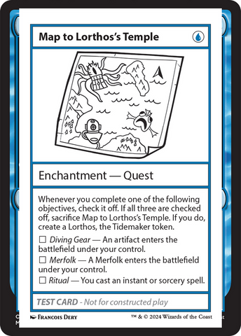 {C} Map to Lorthos's Temple [Mystery Booster 2 Playtest Cards][MB2 PLAYTEST]