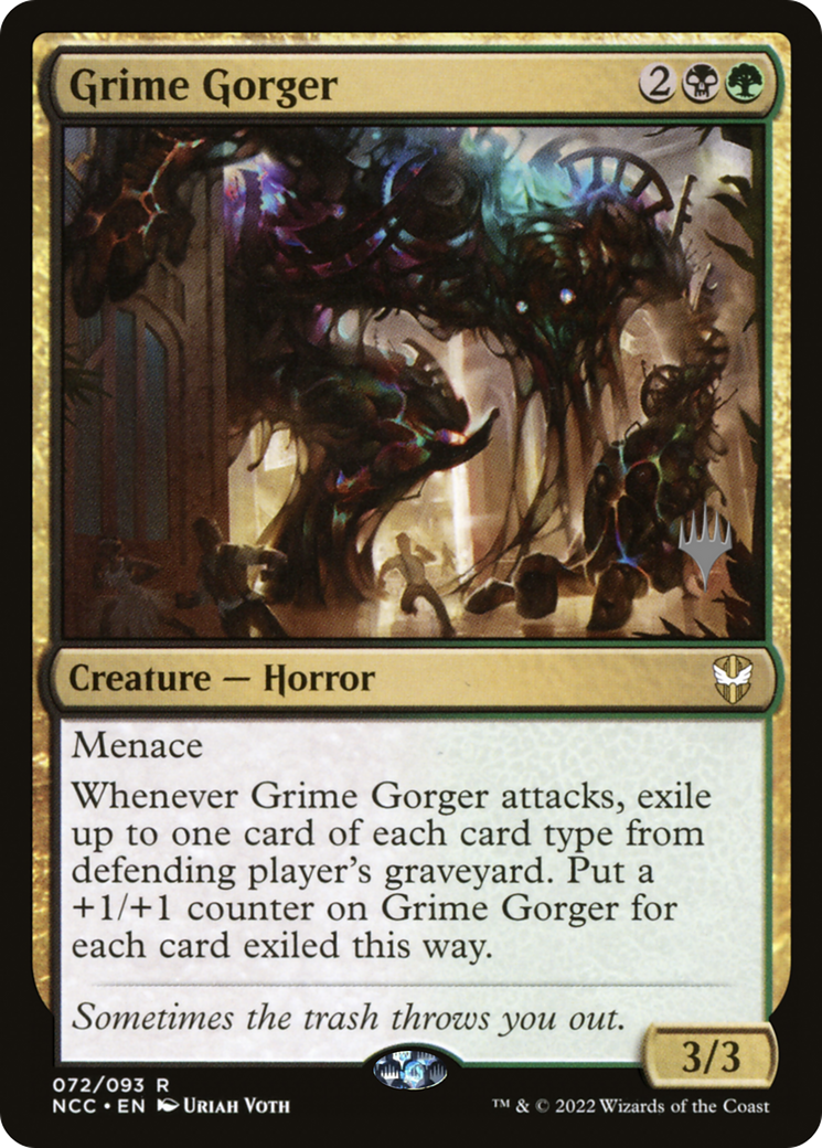 {R} Grime Gorger (Promo Pack) [Streets of New Capenna Commander Promos][PP NCC 072]