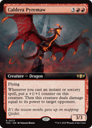 {R} Caldera Pyremaw (Extended Art) [Tarkir: Dragonstorm Commander][TDC 073]