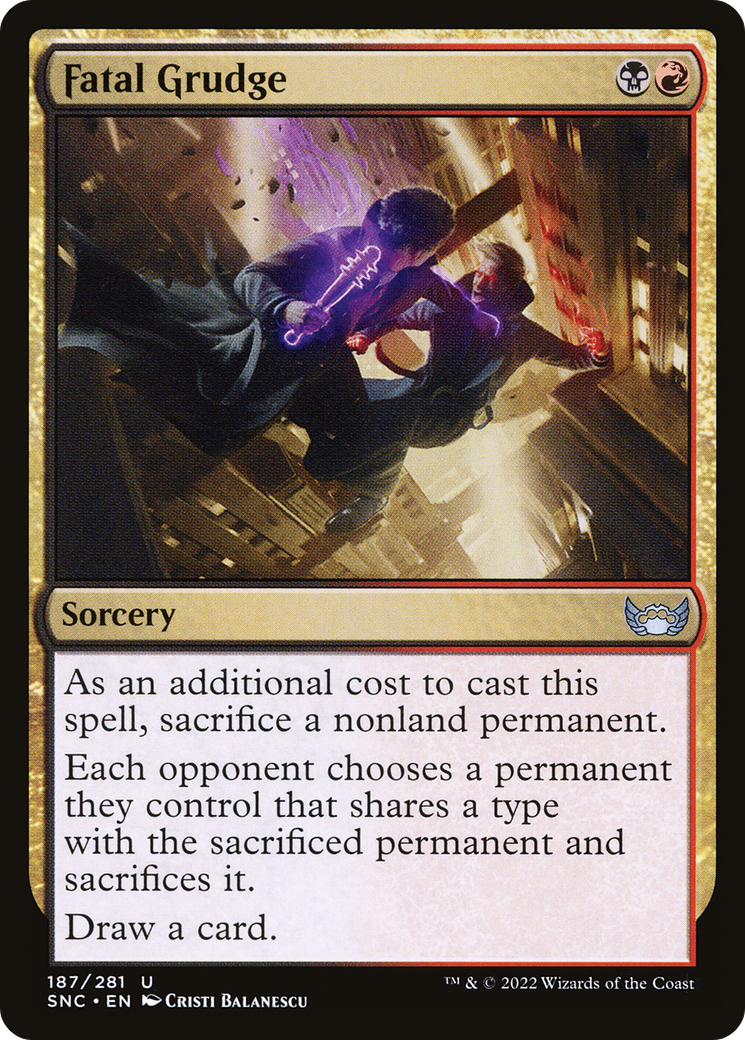 {C} Fatal Grudge [Streets of New Capenna][SNC 187]