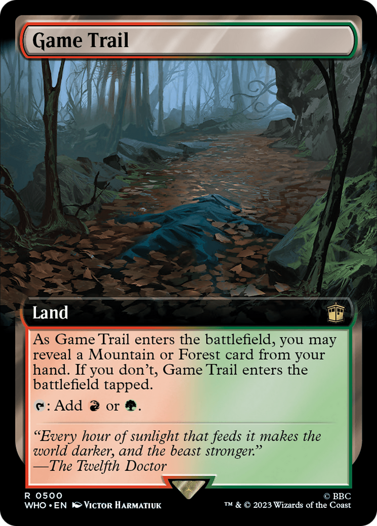 {R} Game Trail (Extended Art) [Doctor Who][WHO 500]