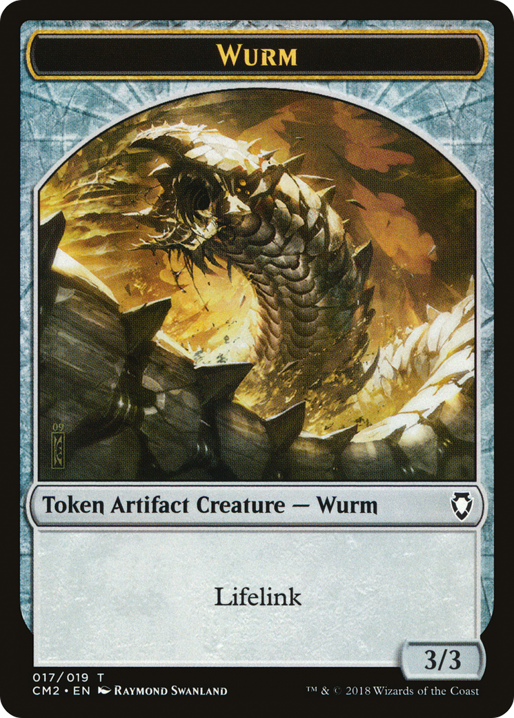 {T} Wurm Token (017/019) [Commander Anthology Volume II Tokens][TCM2 017] - Misty Mountain Games