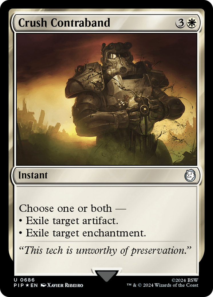 {C} Crush Contraband (Surge Foil) [Fallout][PIP 686]