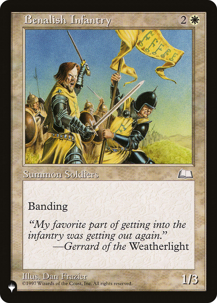 Benalish Infantry [LIST WTH-8]