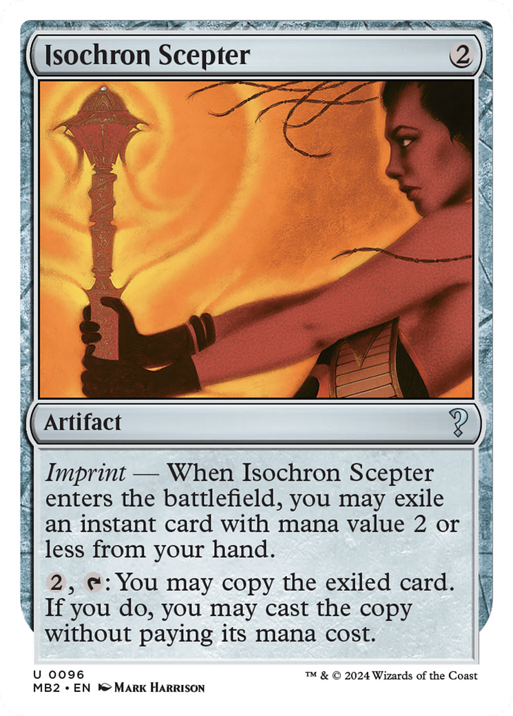 {C} Isochron Scepter (White Border) [Mystery Booster 2][MB2 096]