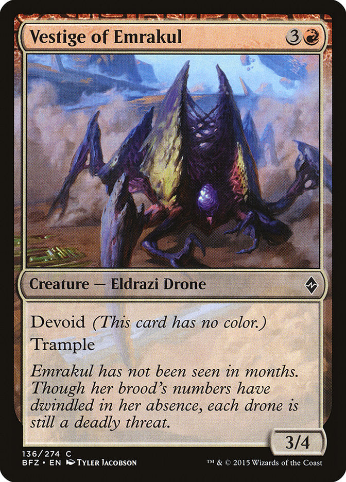 {C} Vestige of Emrakul [Battle for Zendikar][BFZ 136]