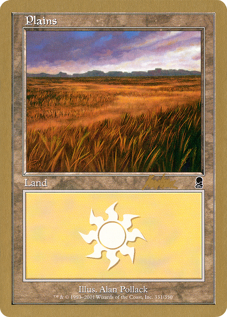 {B}[GB WC02 BK331A] Plains (bk331a) (Brian Kibler) [World Championship Decks 2002]