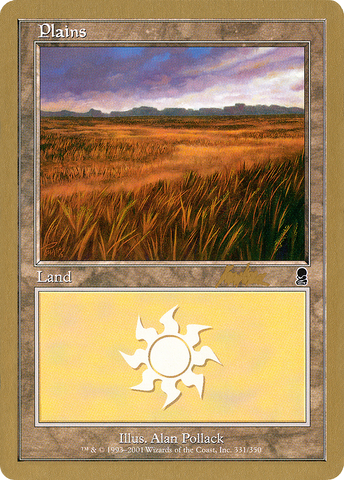 {B}[GB WC02 BK331A] Plains (bk331a) (Brian Kibler) [World Championship Decks 2002]