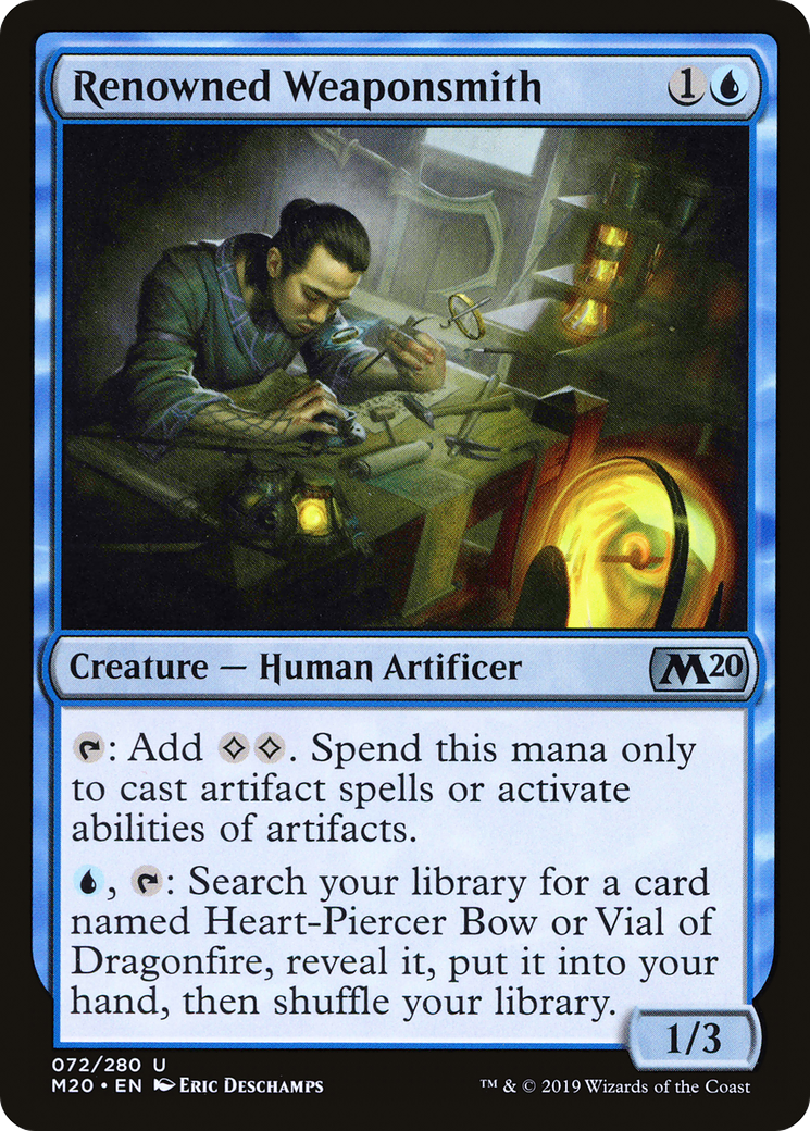 {C} Renowned Weaponsmith [Core Set 2020][M20 072]