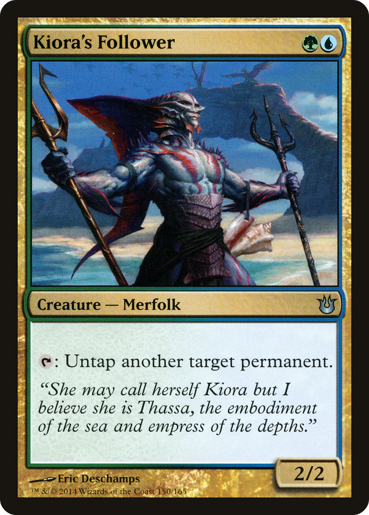 {C} Kiora's Follower [Born of the Gods][BNG 150]