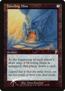 {R} Howling Mine [Seventh Edition][7ED 300]