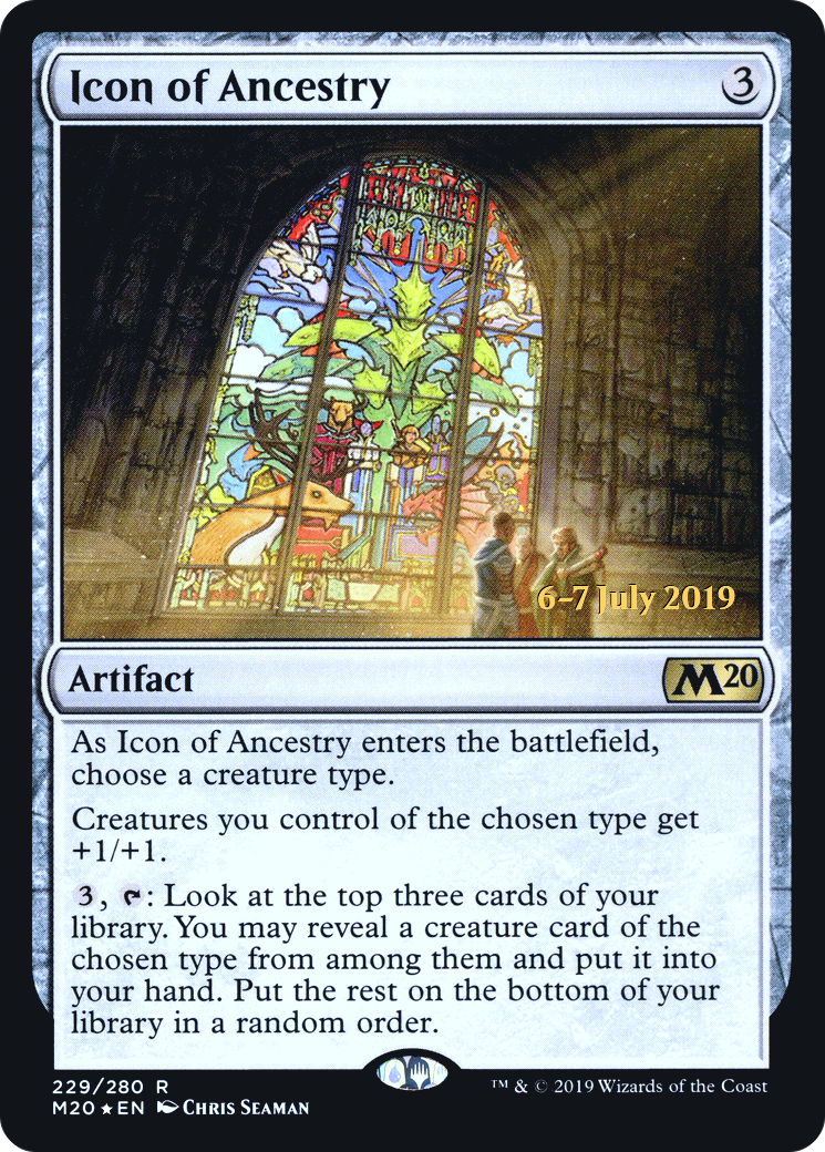 {R} Icon of Ancestry [Core Set 2020 Prerelease Promos][PR M20 229]