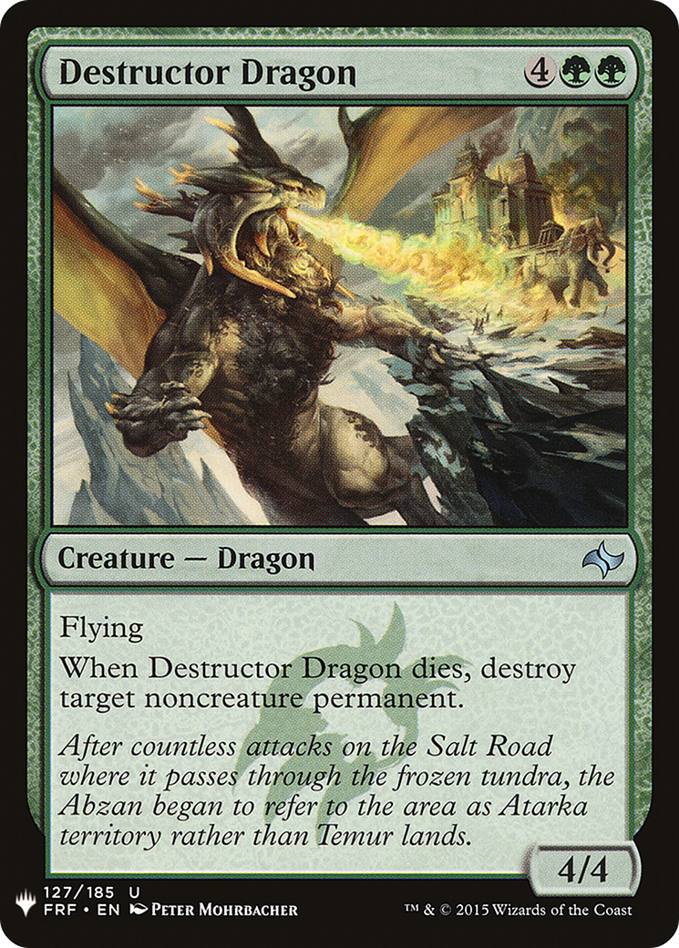 {C} Destructor Dragon [Mystery Booster][LS FRF 127]