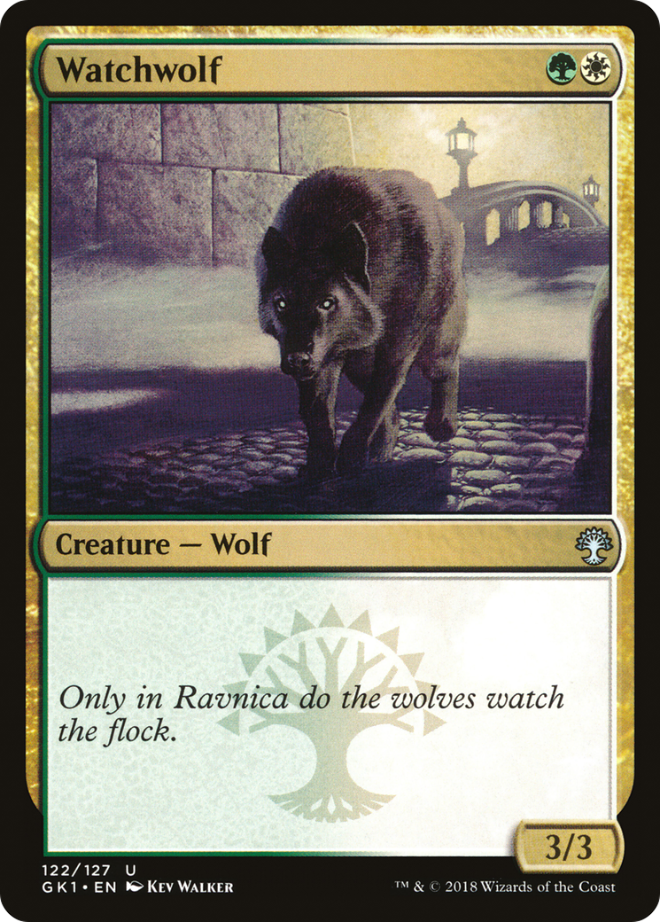 {C} Watchwolf [Guilds of Ravnica Guild Kit][GK1 122]