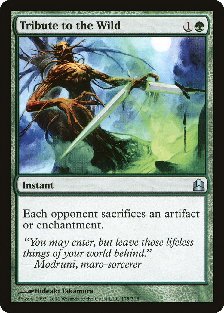 {C} Tribute to the Wild [Commander 2011][CMD 175]