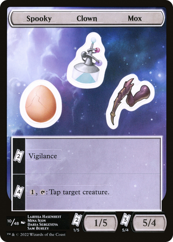 {C} Spooky Clown Mox [Unfinity Stickers][SUNF 010]