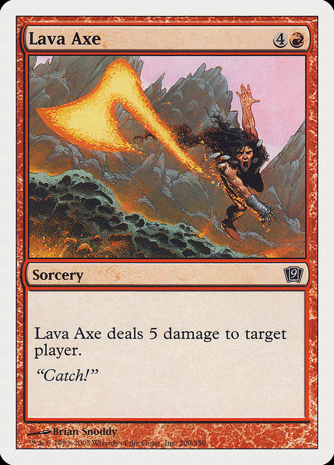 {C} Lava Axe [Ninth Edition][9ED 200]