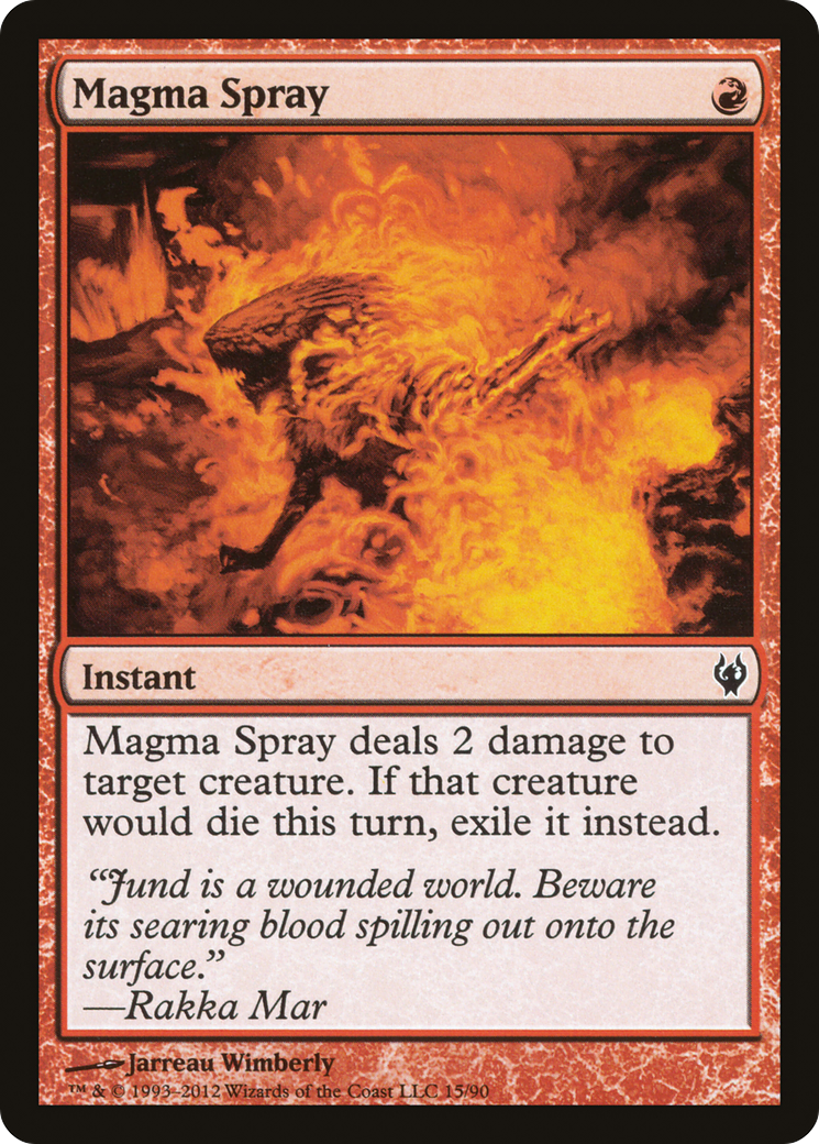 {C} Magma Spray [Duel Decks: Izzet vs. Golgari][DDJ 015]