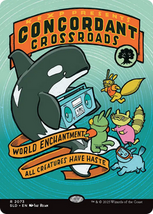 {R} Concordant Crossroads (Borderless) [Secret Lair Drop] [SLD 2073]
